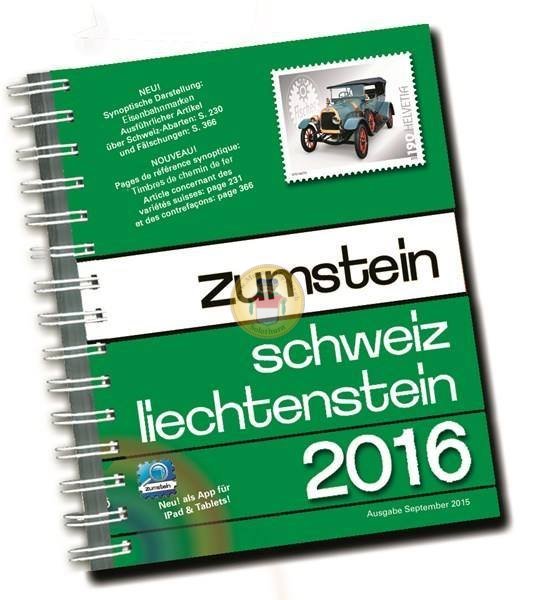 Schweizer Briefmarken Katalog 2016 Zumstein Spiral